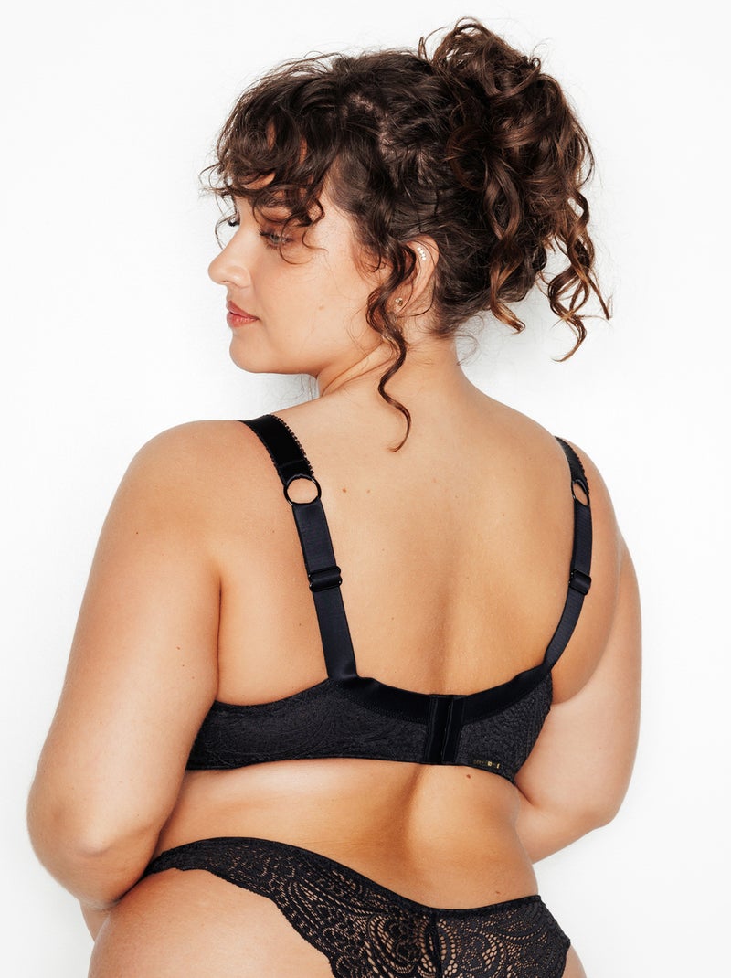 Soutien-gorge emboitant dentelle Dentelle - RougeGorge Lingerie Noir - Kiabi