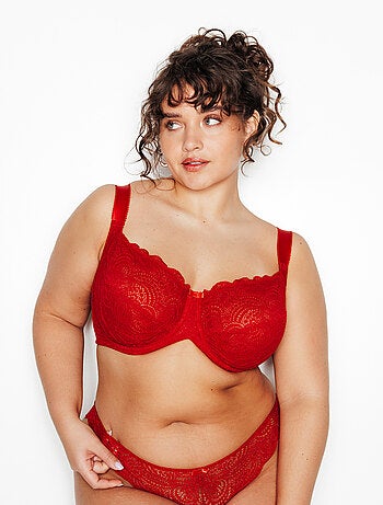 Soutien-gorge emboitant dentelle Dentelle - RougeGorge Lingerie