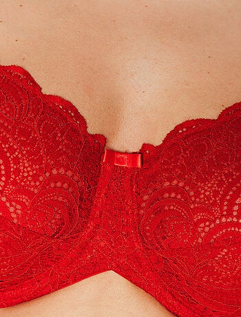 Soutien-gorge emboitant dentelle Dentelle - RougeGorge Lingerie