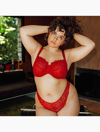 Soutien-gorge emboitant dentelle Dentelle - RougeGorge Lingerie