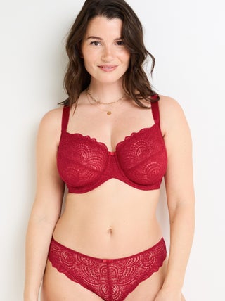 Soutien-gorge emboitant dentelle Dentelle - RougeGorge Lingerie