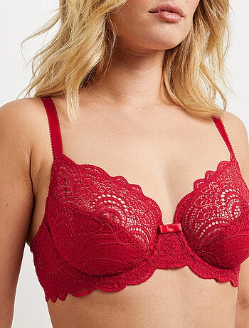 Soutien-gorge emboitant dentelle Dentelle - RougeGorge Lingerie