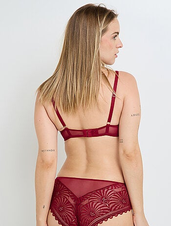 Soutien-gorge emboitant dentelle Fallon - RougeGorge Lingerie
