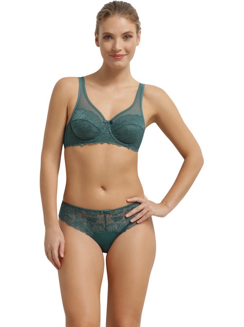 Soutien-gorge emboîtant dentelle florale Generous Essentiel - Kiabi