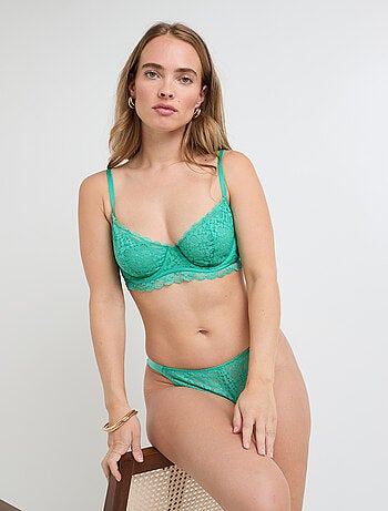 Soutien-gorge emboitant dentelle Gazelle - RougeGorge Lingerie