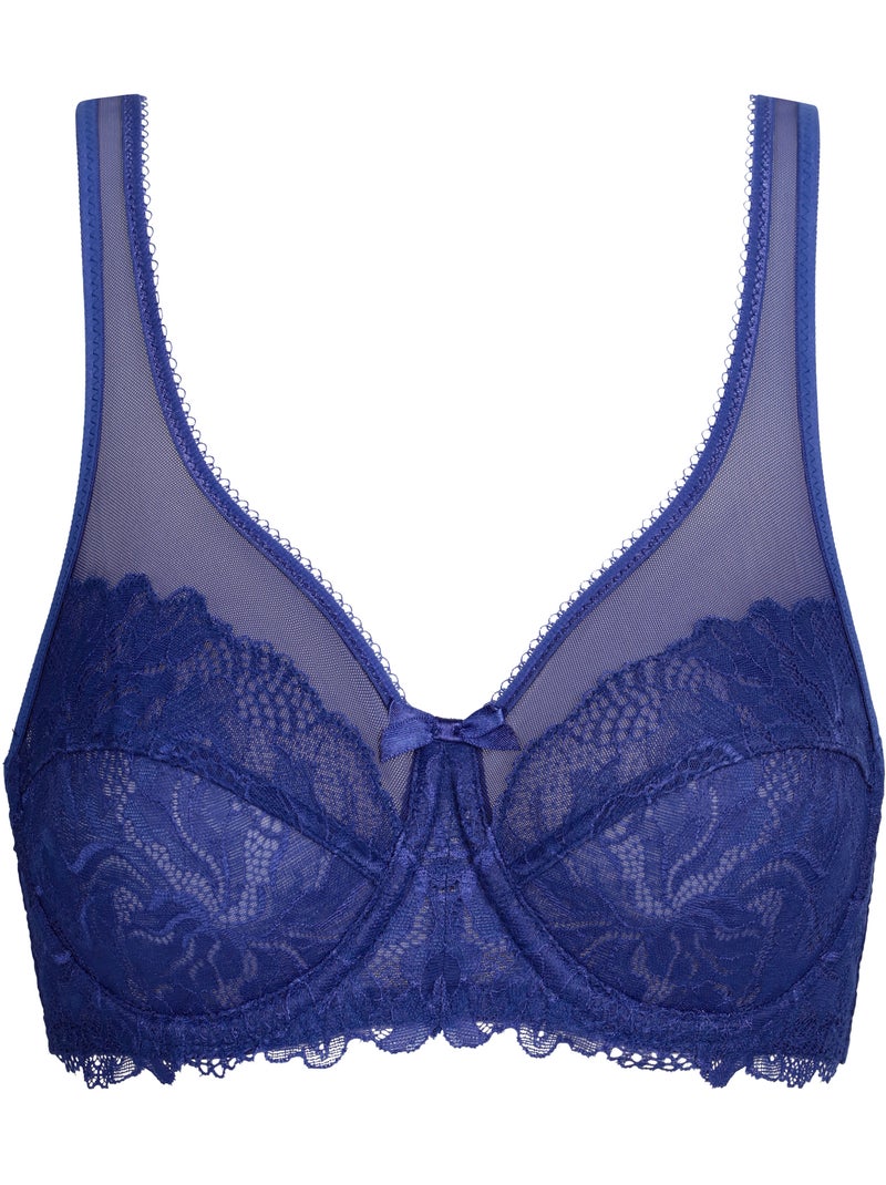 Soutien-gorge emboîtant dentelle Generous Essentiel Violet clair - Kiabi
