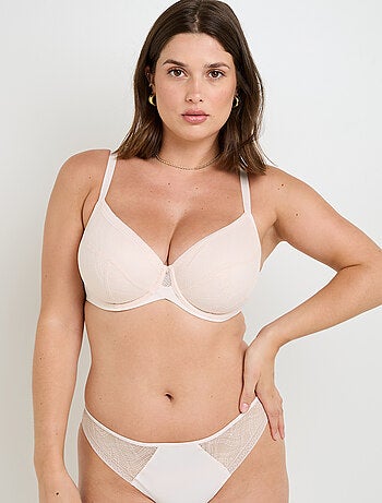 Soutien-gorge emboitant dentelle Gwen - RougeGorge Lingerie