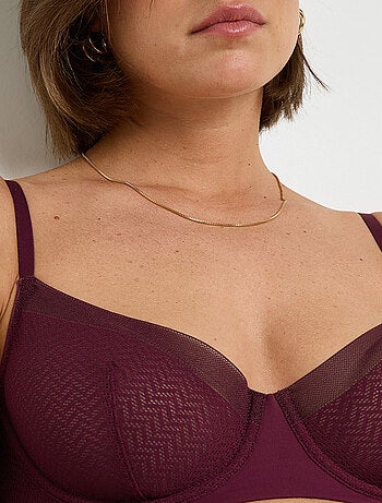 Soutien-gorge emboitant dentelle Hello - RougeGorge Lingerie