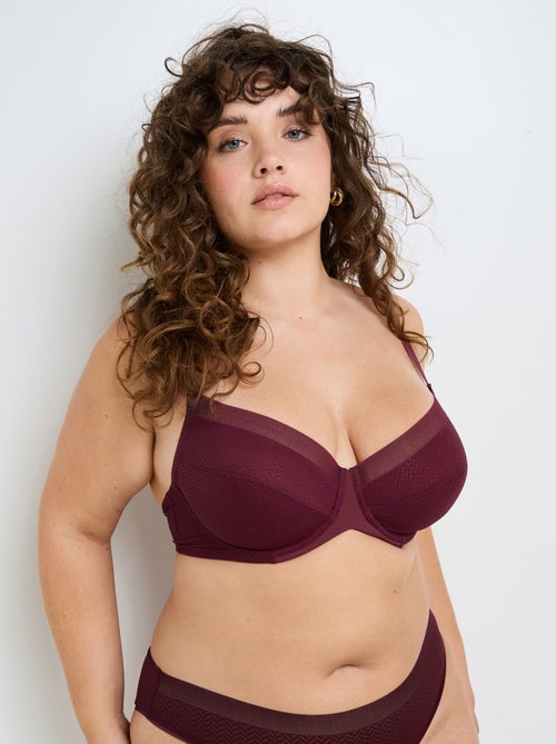 Soutien-gorge emboitant dentelle Hello - RougeGorge Lingerie - Kiabi