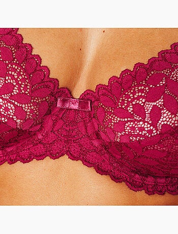 Soutien-gorge emboitant dentelle Isadora - RougeGorge Lingerie