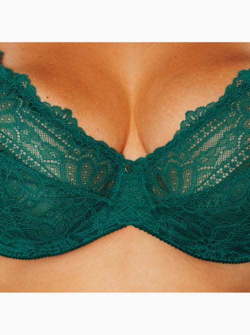 Soutien-gorge emboitant dentelle jannel - rougegorge lingerie - Kiabi