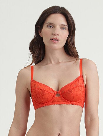 Soutien-gorge emboîtant en dentelle Art Flower