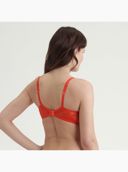 Soutien-gorge emboîtant en dentelle Art Flower - Kiabi