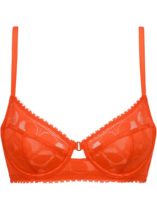 Soutien-gorge emboîtant en dentelle Art Flower - Kiabi