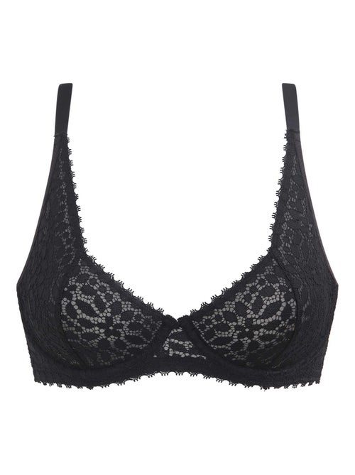 Soutien-gorge emboîtant en dentelle avec armatures Daily Dentelle - Kiabi