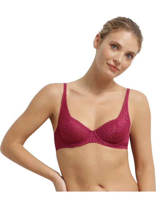 Soutien-gorge emboîtant en dentelle avec armatures Daily Dentelle - Kiabi