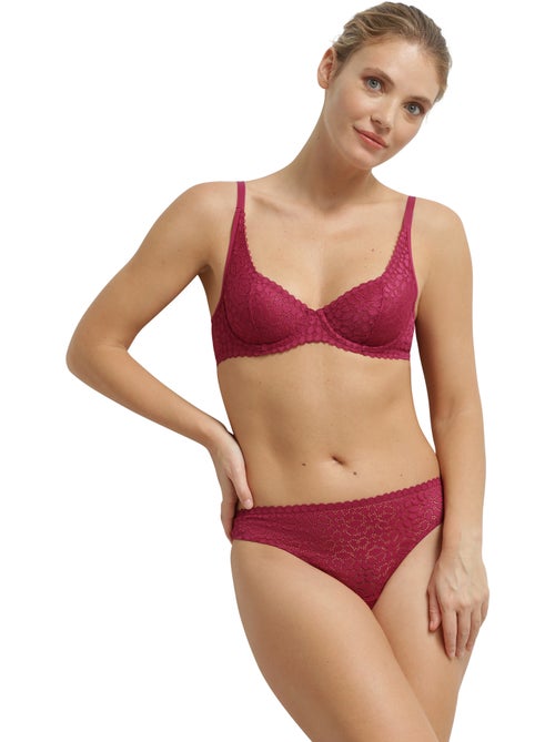 Soutien-gorge emboîtant en dentelle avec armatures Daily Dentelle - Kiabi