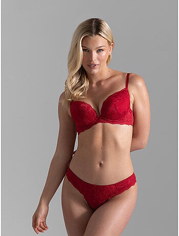 Soutien-gorge emboîtant en dentelle push-up Doria