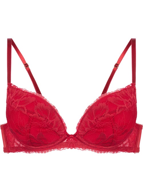 Soutien-gorge emboîtant en dentelle push-up Doria - Kiabi