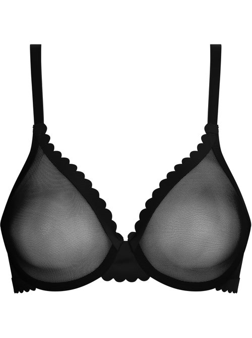 Soutien-gorge emboitant en tulle Body Touch - Kiabi