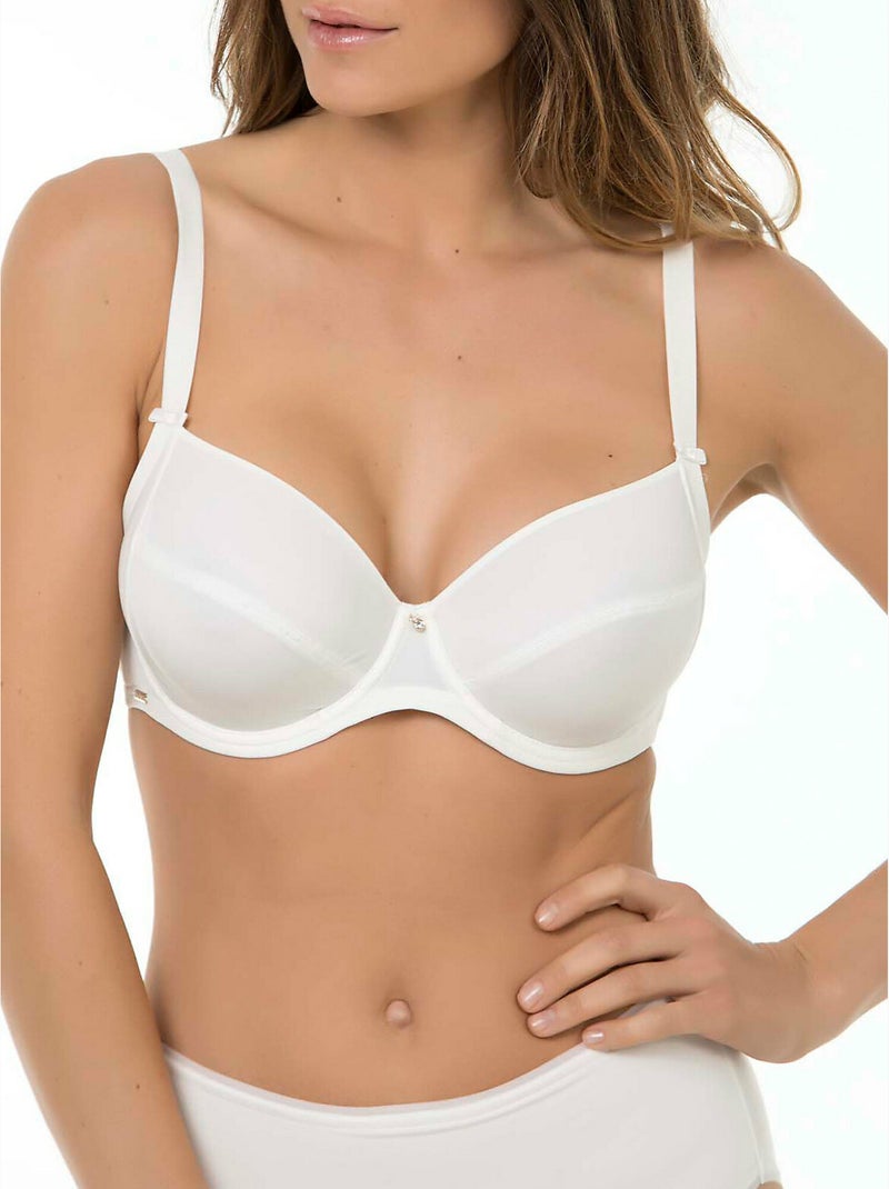 Soutien-gorge emboîtant Etna ivoire Ecru - Kiabi