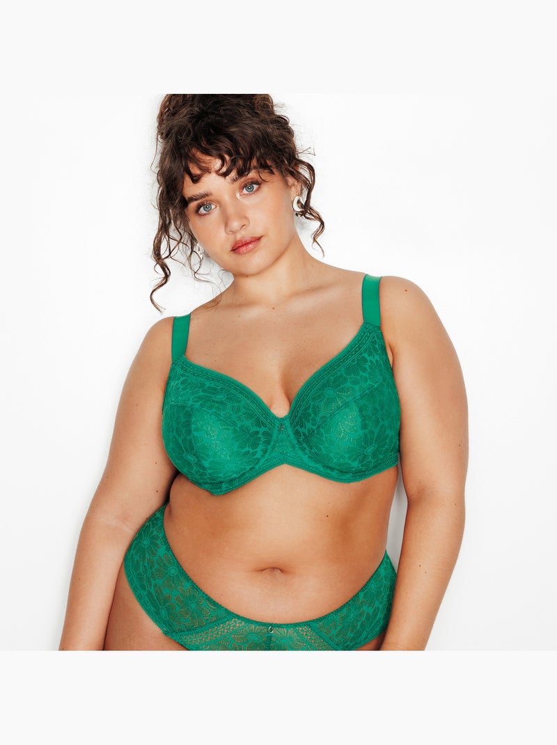 Soutien-gorge emboitant Gabi+ - RougeGorge Lingerie Vert - Kiabi