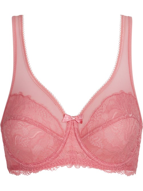 Soutien-gorge emboîtant Generous Essentiel dentelle florale - Kiabi
