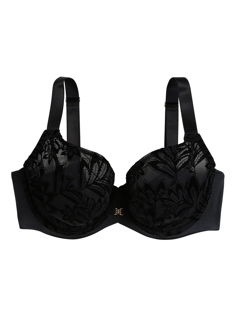 Soutien-gorge emboitant grande taille Fantine - RougeGorge Lingerie Noir - Kiabi