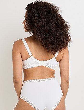 Soutien-gorge emboitant grande taille microf Douce - RougeGorge Lingerie