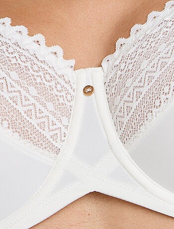 Soutien-gorge emboitant grande taille microf Douce - RougeGorge Lingerie