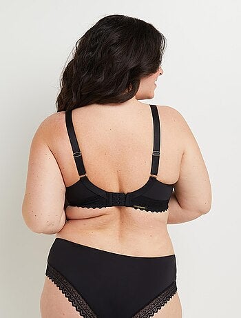 Soutien-gorge emboitant grande taille microf Douce - RougeGorge Lingerie
