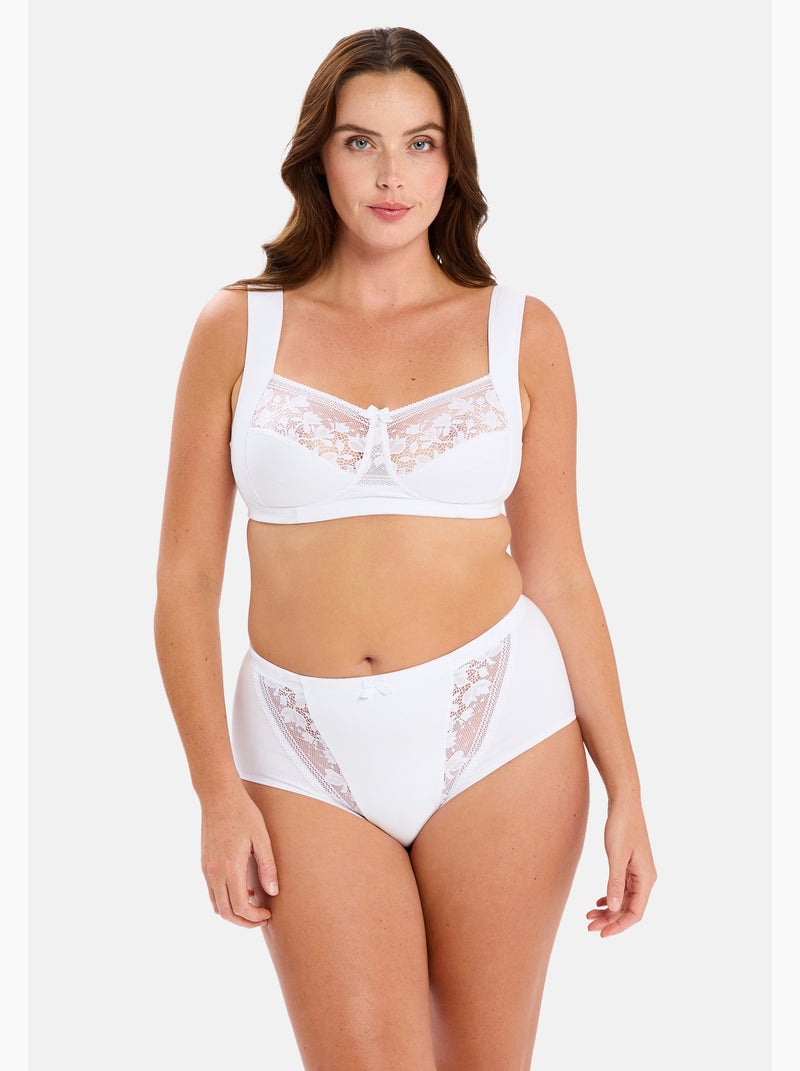 Soutien-gorge emboîtant jeanne sans complexe lingerie Blanc - Kiabi