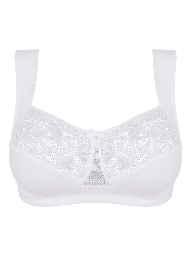 Soutien-gorge emboîtant jeanne sans complexe lingerie Blanc - Kiabi