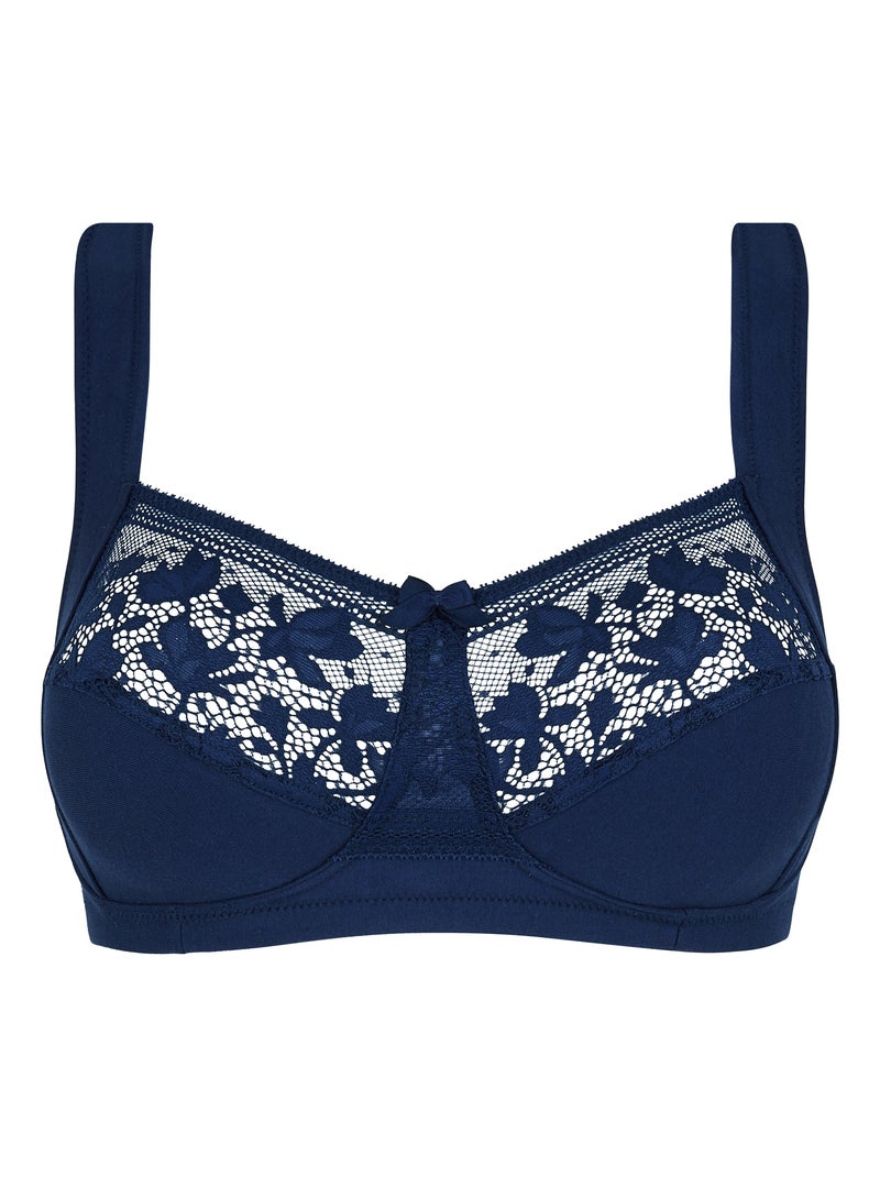 Soutien-gorge emboîtant jeanne sans complexe lingerie Bleu marine - Kiabi