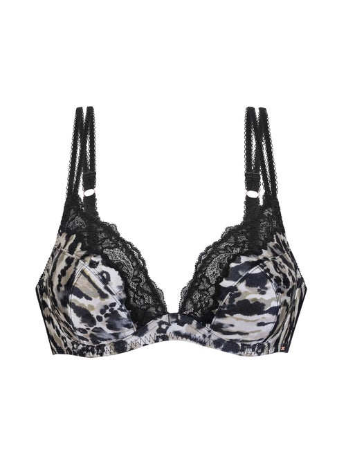 Soutien-gorge emboîtant léopard sans coques Origins Print - Kiabi