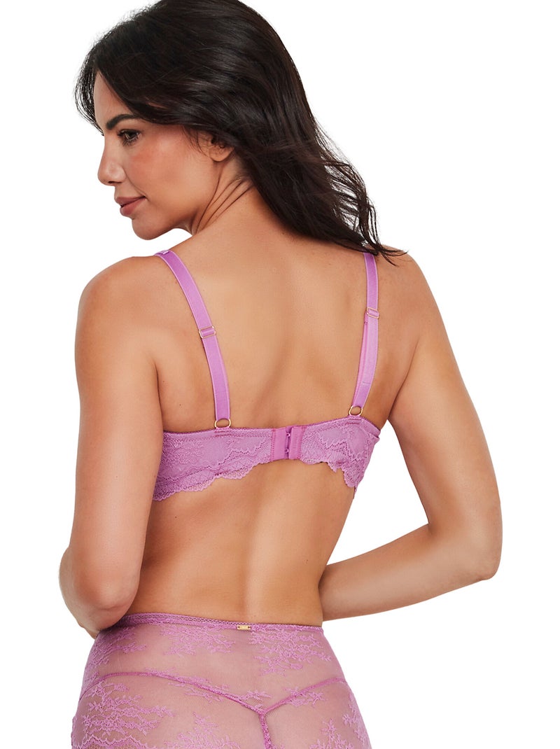 Soutien-gorge emboîtant MANUELA Violet - Kiabi