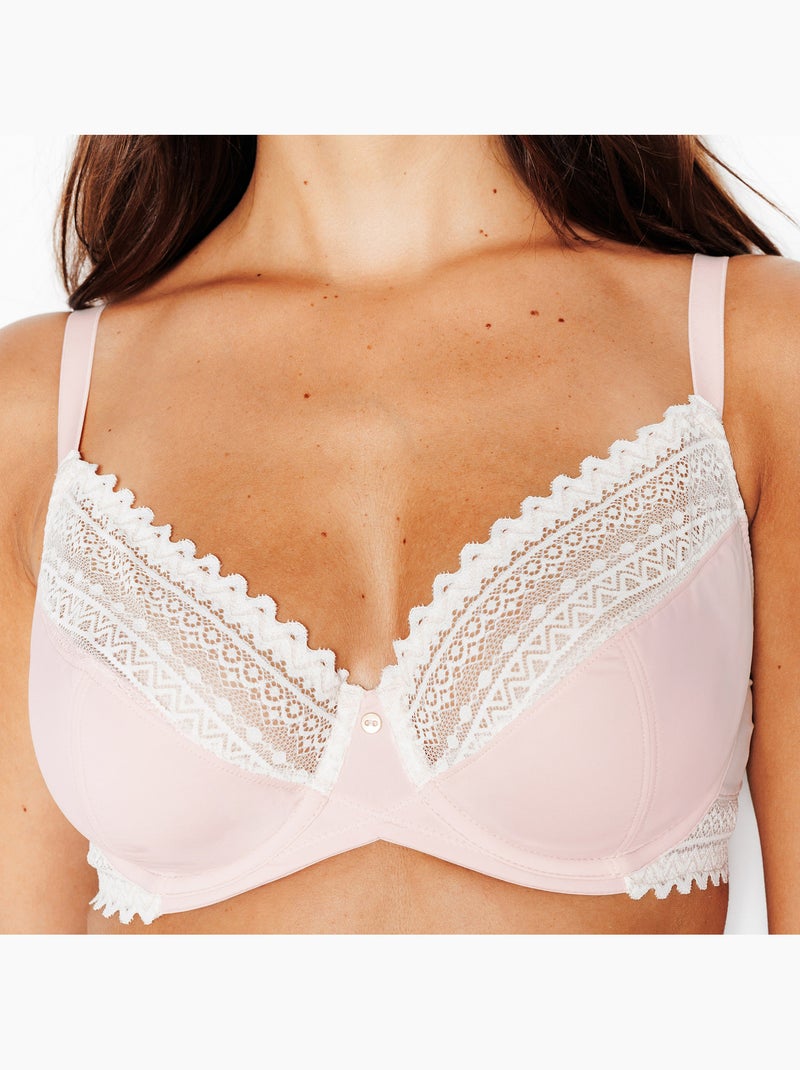 Soutien-gorge emboitant microfibre Douce - RougeGorge Lingerie Beige - Kiabi