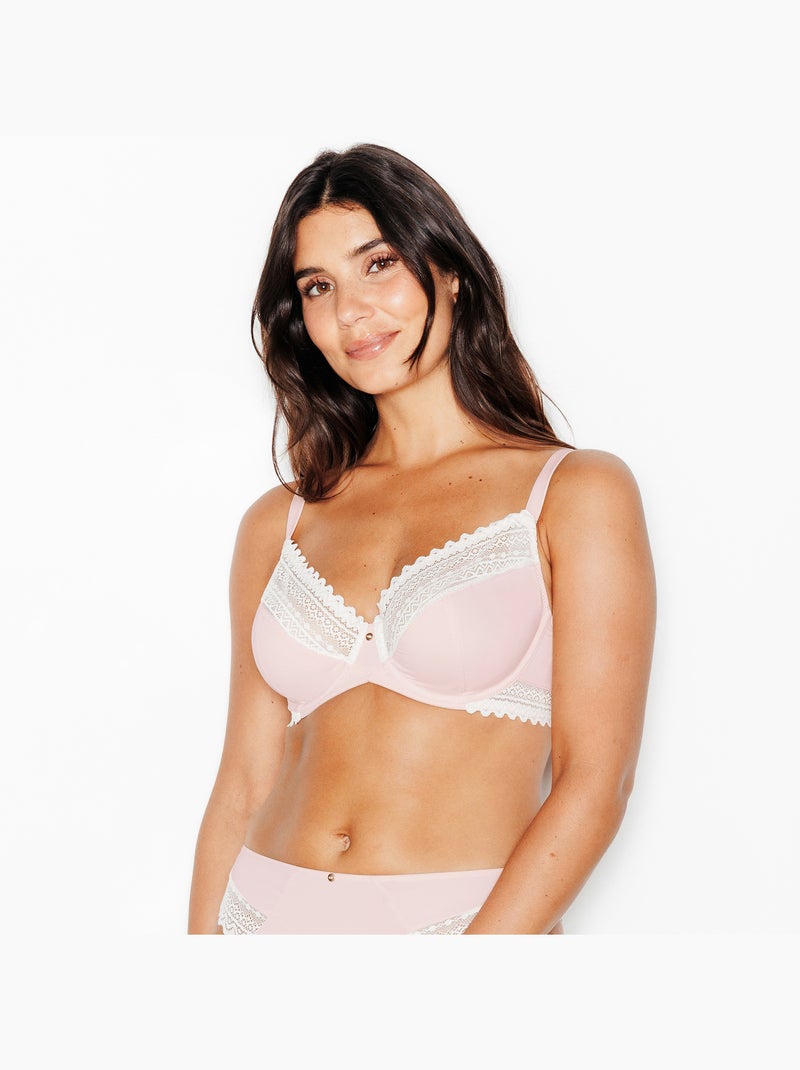 Soutien-gorge emboitant microfibre Douce - RougeGorge Lingerie Beige - Kiabi