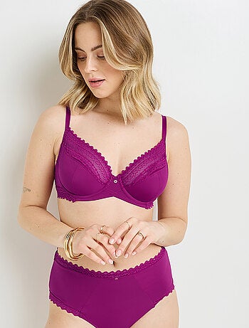 Soutien-gorge emboitant microfibre Douce - RougeGorge Lingerie
