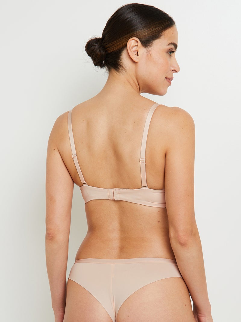 Soutien-gorge emboitant microfibre Perfect - RougeGorge Lingerie Beige sable - Kiabi