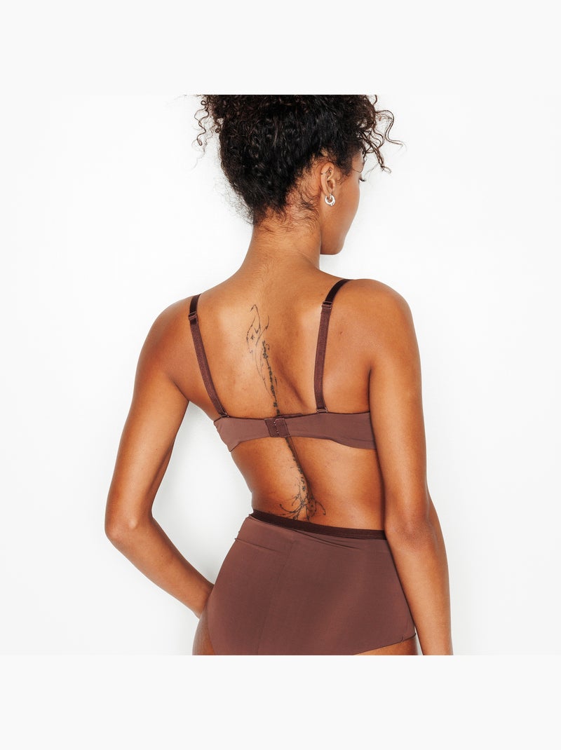 Soutien-gorge emboitant microfibre Perfect - RougeGorge Lingerie Marron - Kiabi