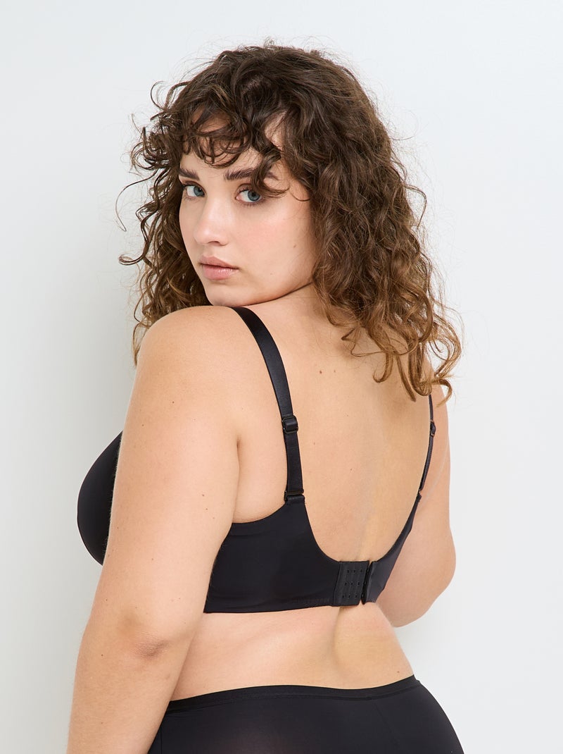 Soutien-gorge emboitant microfibre Perfect - RougeGorge Lingerie Noir - Kiabi