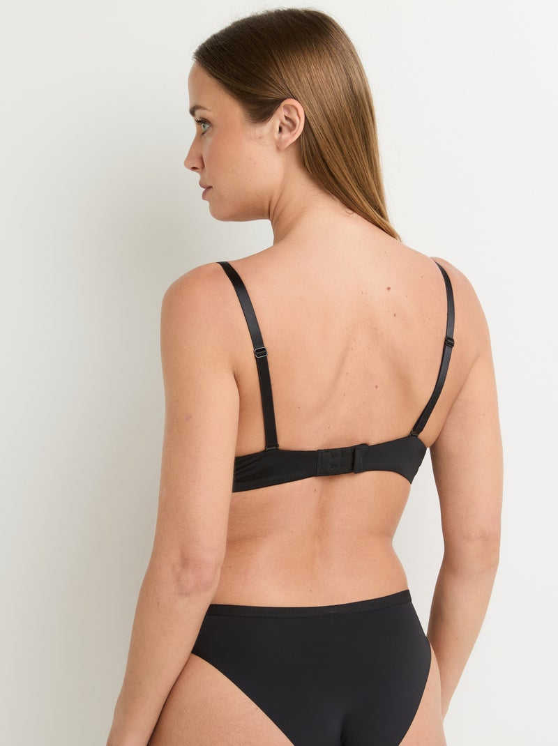 Soutien-gorge emboitant microfibre Perfect - RougeGorge Lingerie Noir - Kiabi