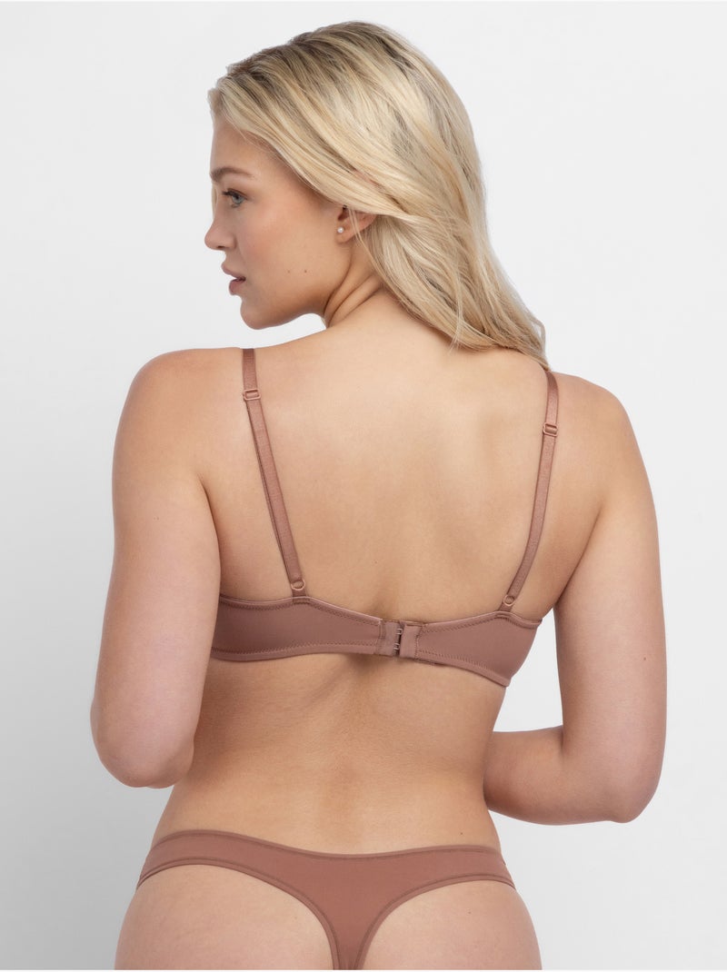 Soutien-gorge emboîtant Noa Marron - Kiabi