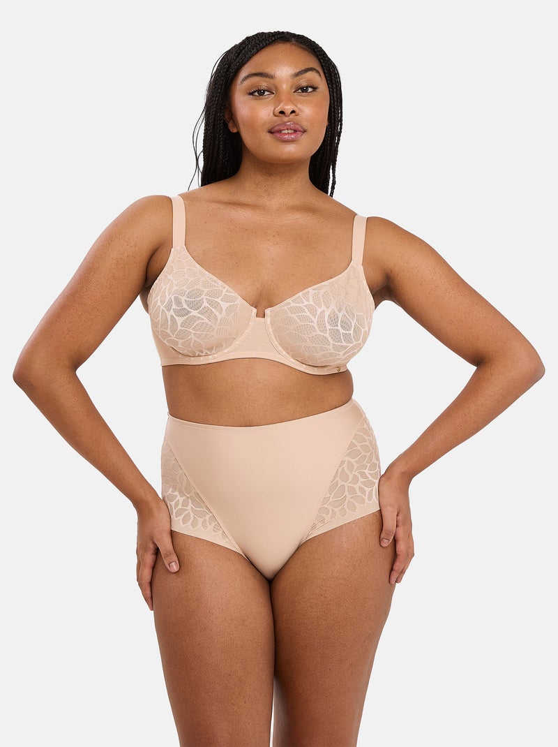 Soutien-gorge emboîtant Perfect Curves Sans Complexe Beige - Kiabi