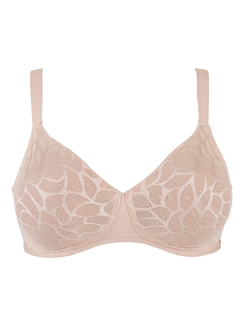Soutien-gorge emboîtant Perfect Curves Sans Complexe Beige - Kiabi