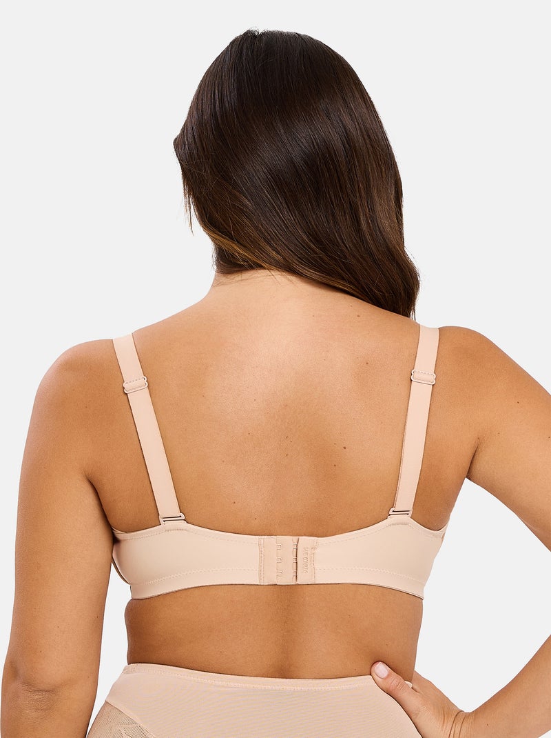 Soutien-gorge emboîtant Perfect Curves Sans Complexe Beige - Kiabi