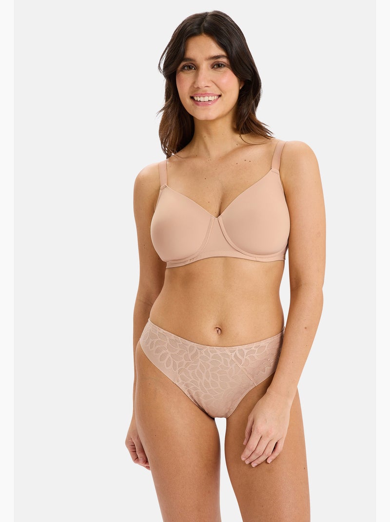 Soutien-gorge emboîtant perfect curves sans complexe lingerie Beige - Kiabi
