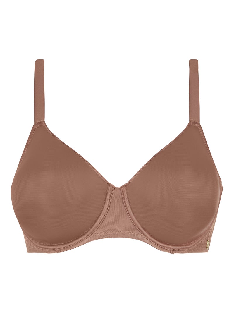 Soutien-gorge emboîtant perfect curves sans complexe lingerie Marron - Kiabi
