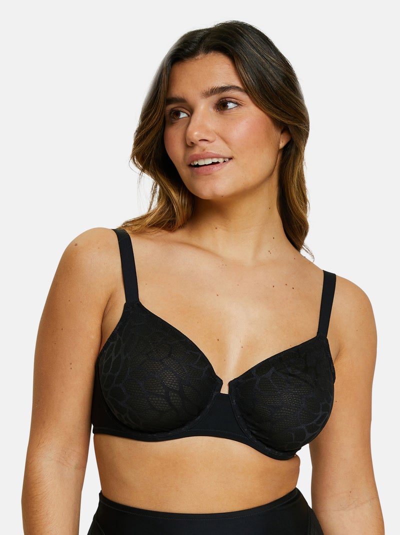 Soutien-gorge emboîtant Perfect Curves Sans Complexe Noir - Kiabi
